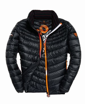 Superdry Eco Fuji Férfi Kabát Fekete | OWKPN4801